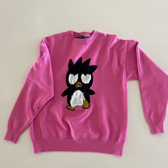 Hello Kitty Sweater Badtz Maru Pink  Small Forever 21 x Hello Kitty - Picture 6 of 6